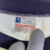 50's 60's Champion チャンピオン UNIVER SITY SOUTH FLORIDA サウス・フロリダ大学 カレッジ プリント 半袖 リンガー Tシャツ ランタグ後期 ホワイト USA製 Size L 福生店