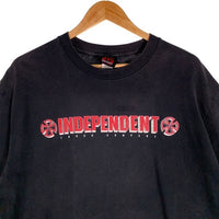 00's INDEPENDENT インデペンデント プリントTシャツ ブラック メキシコ製 Size L 福生店