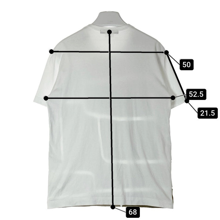 COMME des GARCONS HOMME DEUX コムデギャルソンオムドゥ DC-T015 AD2018 パッチワーク Tシャツ ホワイトxカーキ sizeM 瑞穂店