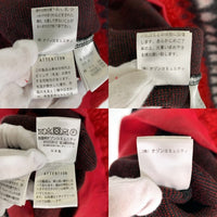 HYSTERIC GLAMOUR ヒステリックグラマー HYS TIMES ジャカードニット トレーナー レッド ブラック 02203CS07 Size M 福生店