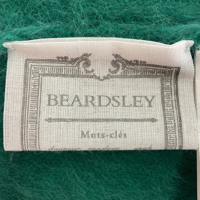 BEARDSLEY ビアズリー BEZ1032505A0002 フォックスファー ニットフレアプルオーバー グリーン sizeF 瑞穂店