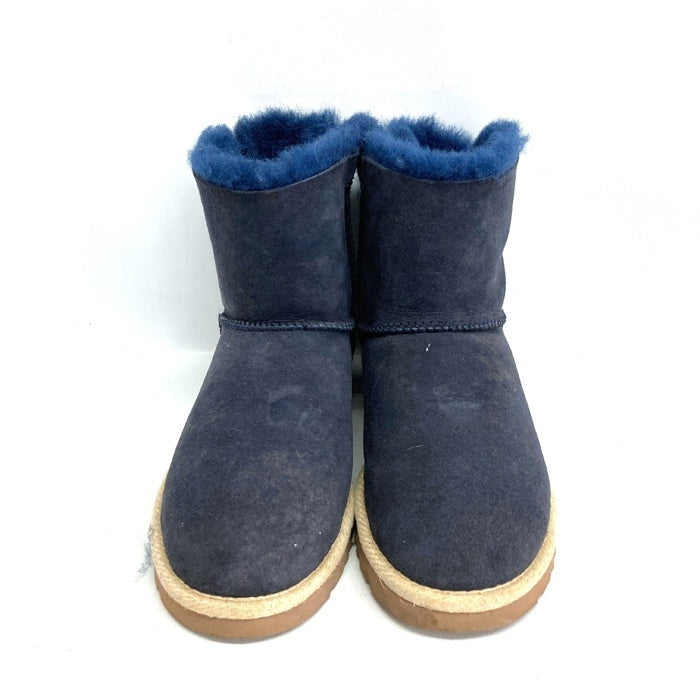 UGG アグ 1006493 W SELENE セリーヌ ショート ムートンブーツ  ネイビーsize25cm 瑞穂店