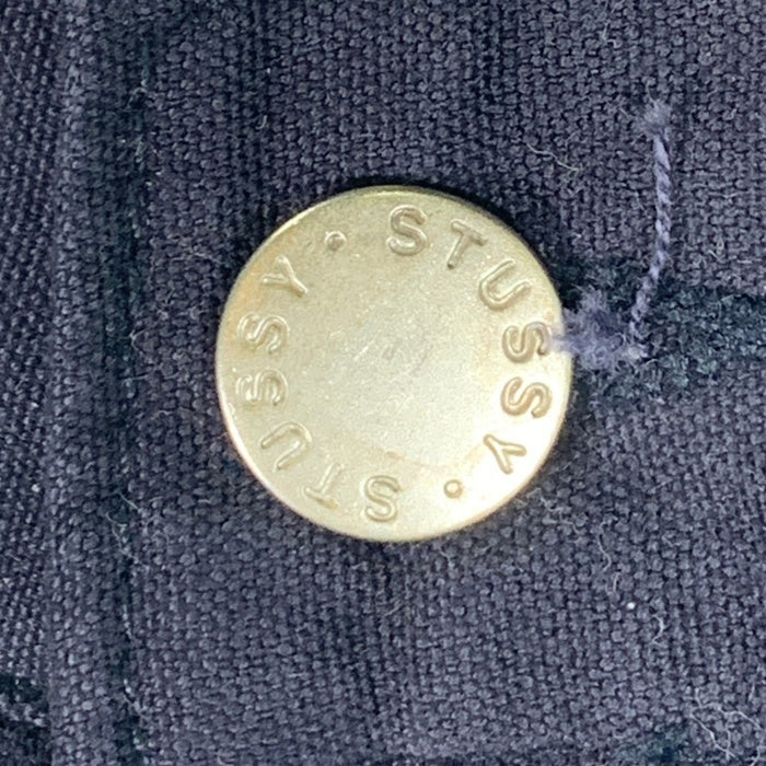 90's STUSSY ステューシー キャンバスコットン トラウザーパンツ ネイビー 中国製 紺タグ Size 32 福生店