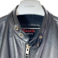 Rookie Leathers ルーキー 牛革 シングルライダースジャケット ブラック size3L 瑞穂店