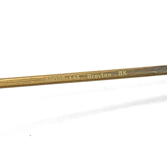 OLIVER PEOPLES オリバーピープルズ Brayton ブレイトン ボストンウェリントン サングラス チタンフレーム ブラック ゴールド 福生店