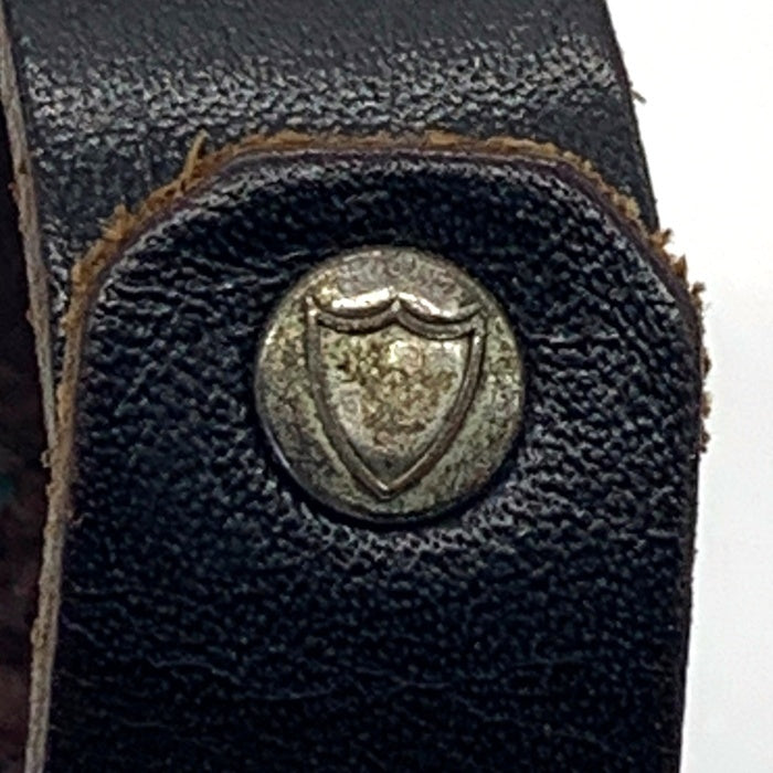 HTC エイチティーシー フラワースタッズ レザーブレスレット ブラウン Size 腕周り約18cm 福生店