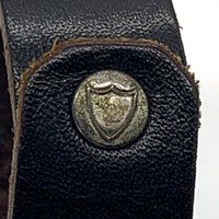 HTC エイチティーシー フラワースタッズ レザーブレスレット ブラウン Size 腕周り約18cm 福生店