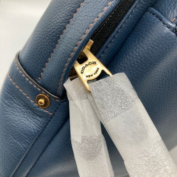 COACH コーチ F51224 ヒューストン カーフレザー ボディーバッグ ブルー 瑞穂店