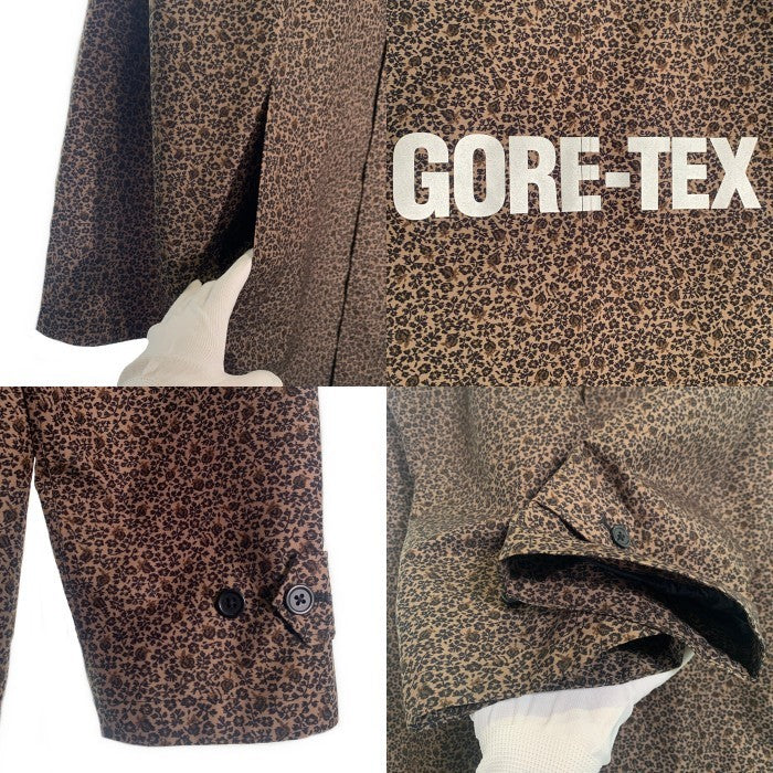 SUPREME シュプリーム 19AW GORE-TEX Overcoat ゴアテックス オーバーコート ロゴリフレクタープリント ブラウン 小花柄 Size XL 福生店