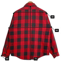 80's Mr.Leggs ミスターレッグス 長袖 バッファローチェック シャツ レッド グレー Size L(16 16 1/2) 福生店