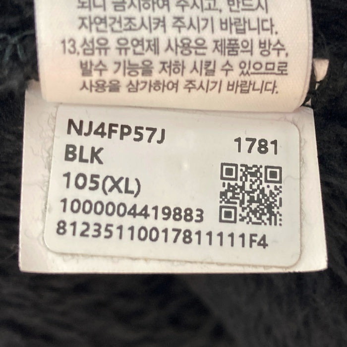 THE NORTH FACE ザノースフェイス COMFY ALPHA FLEECE ZIP UP フリースジャケット ブラック sizeXL 瑞穂店