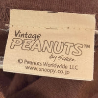 BUZZ RICKSON'S バズリクソンズ SNOOPY スヌーピー 横田基地 限定 USA製 Tシャツ ブラウン sizeXL 瑞穂店