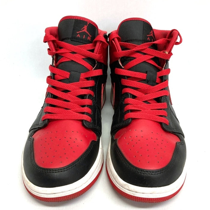 NIKE ナイキ DQ8426-060 Air Jordan 1 Mid Bred Toe スニーカー ブラック size26.5cm 瑞穂店