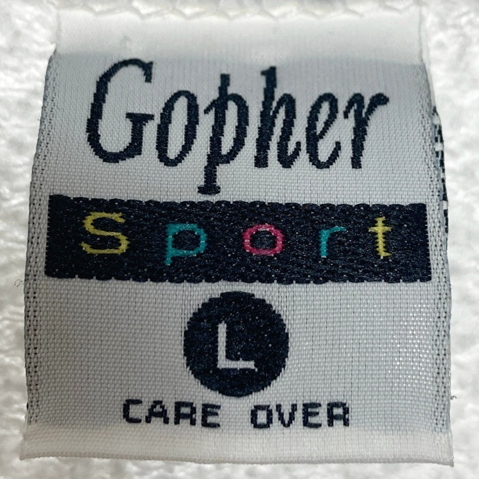 Gopher Sport USA製 ハロウィンプリント スウェットトレーナー ホワイト sizeL 瑞穂店