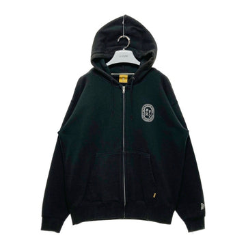 FR2 エフアールツー プリント ジップアップ スウェットパーカー ブラック Size L 瑞穂店