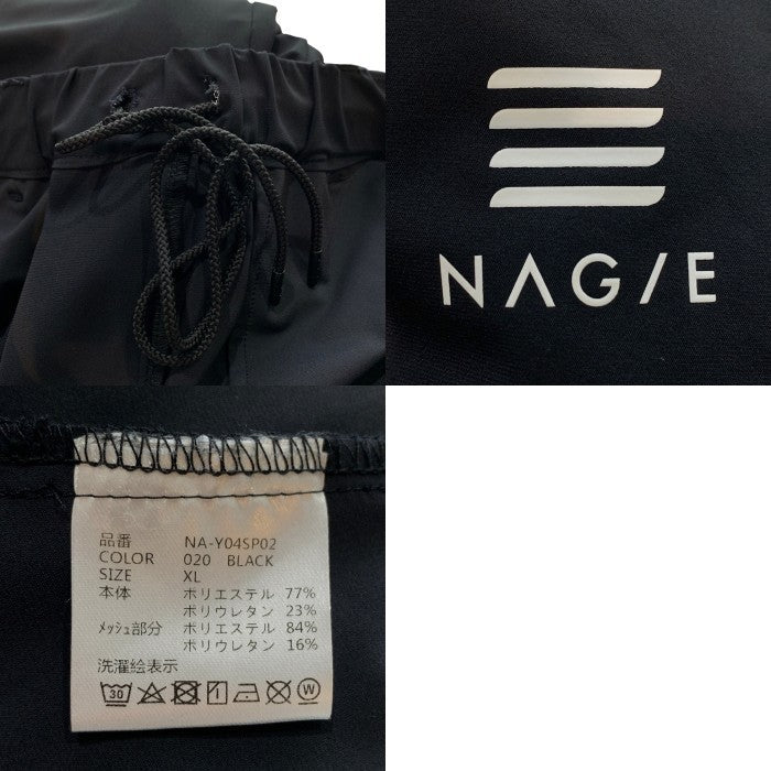 NAGIE ナギエ Addictex Tuck Pants Black アディクテックス タックパンツ ブラック NA-Y04SP02 Size XL 福生店