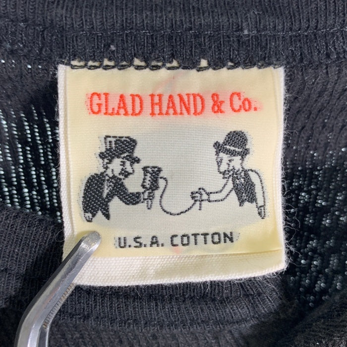 GLAD HAND グラッドハンド ヘンリーネック サーマル ロンT ブラック Size XL 福生店