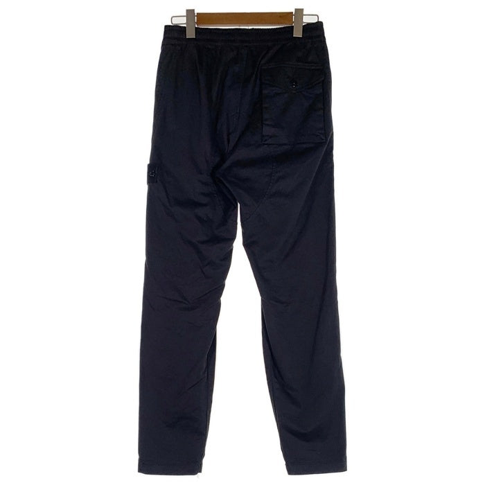 STONE ISLAND ストーンアイランド コットン ウール テーパードパンツ イージー ゴーストピース ブラック 7315325F4 Size 31 福生店