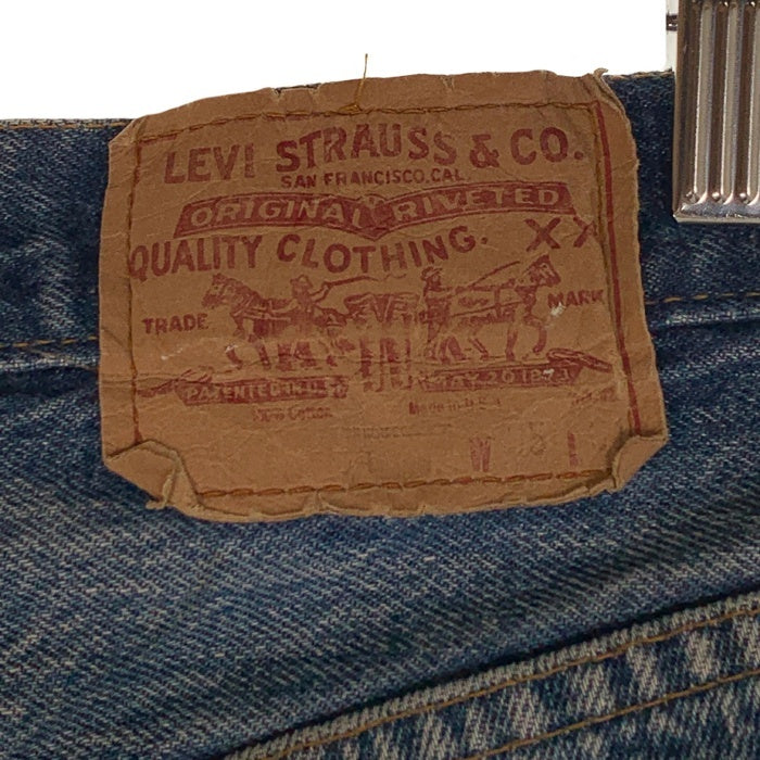 80's Levi's リーバイス 501 デニムパンツ インディゴ USA製 トップ裏653 Size 35 福生店