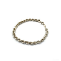 シルバー925 ロープチェーンブレスレット ITALY Size 19cm 福生店
