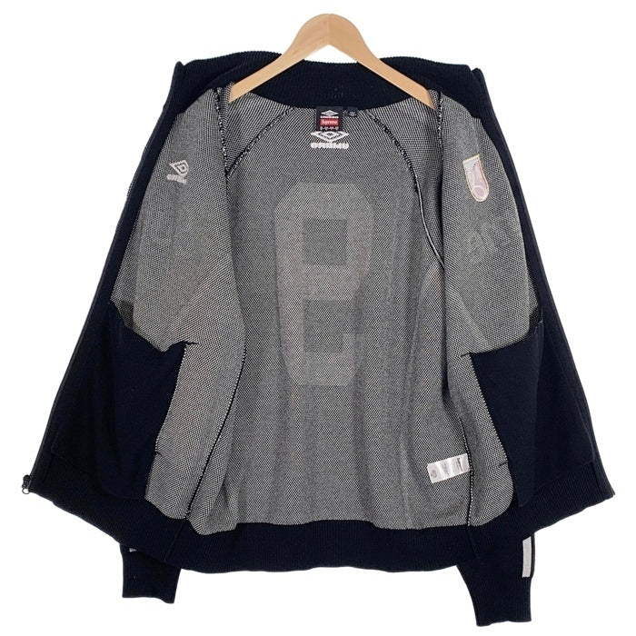 SUPREME シュプリーム UMBRO アンブロ Zip Sweater ジップアップ セーター ブラック Size M 福生店