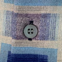 Subculture サブカルチャー COTTON CHECK SHIRT コットン チェック 長袖 シャツ ブルー SCTP-A2605 Size 2 福生店