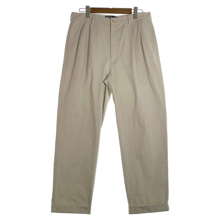 Polo Ralph Lauren ポロラルフローレン HAMMOND PANT ハモンドパンツ 2タック チノ オフホワイト メキシコ製 Size 35×30 福生店