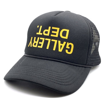 GALLERY DEPT. ギャラリーデプト Fucked Up Trucker Hat ファックドアップ 反転ロゴトラッカーキャップ メッシュ ブラック 福生店