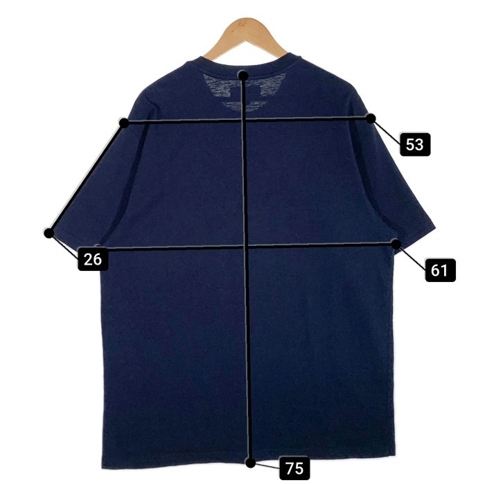 SUPREME シュプリーム 24AW 24AW Twill Applique S/S Top ツイルアップリケ ショートスリーブトップ Tシャツ ネイビー Size L 福生店