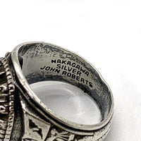 NAKAGAWA JOHN ROBERTS ジョン・ロバーツ 1978 シルバー カレッジリング SILVER Size 10号 福生店