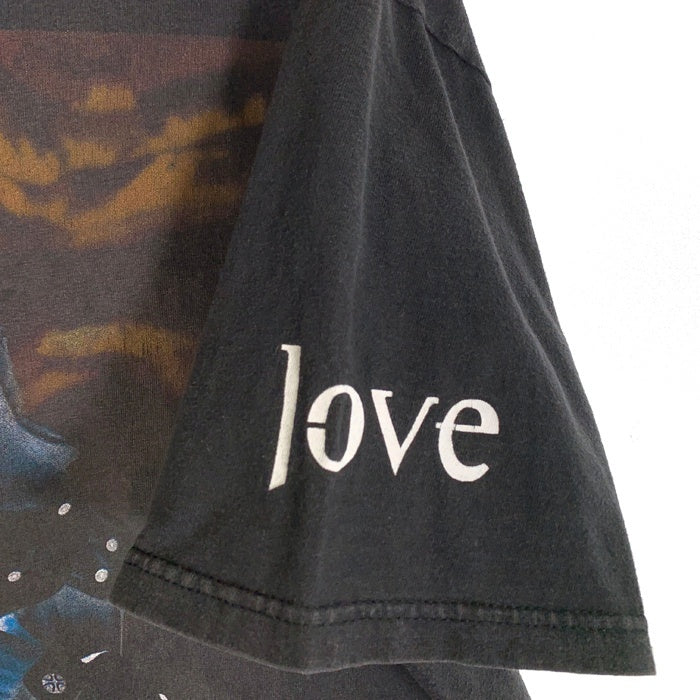 90-00's Prince プリンス LOVE SEX LIBETY プリントTシャツ ブラック Hanes2枚タグ Size XL 福生店