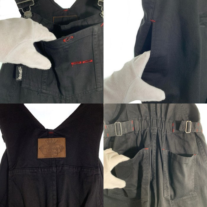 80's STUSSY ステューシー Overall オーバーオール ブラック USA製 Size M 福生店