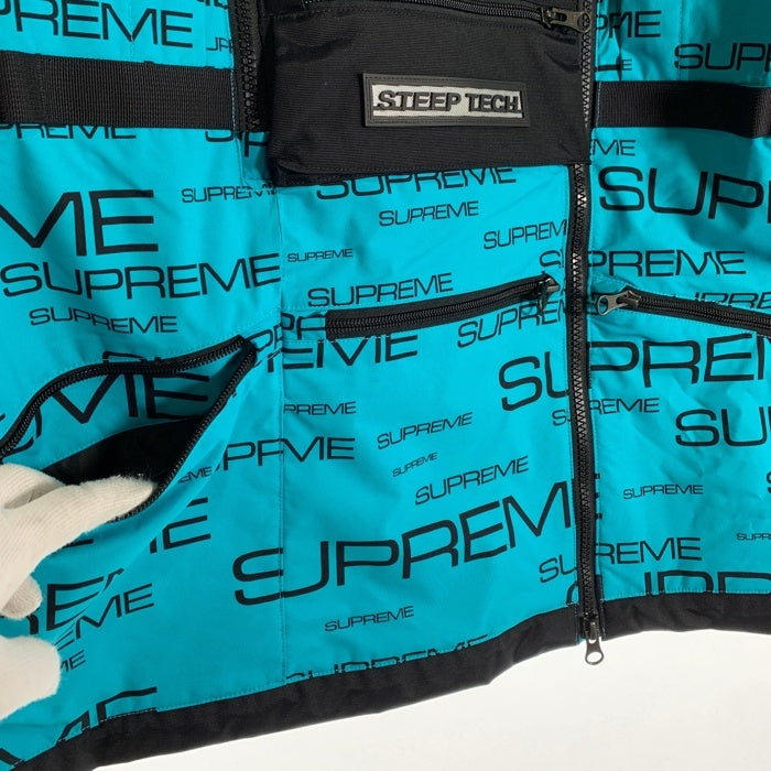 SUPREME シュプリーム 21AW THE NORTH FACE ノースフェイス Steep Tech Jacket スティープテックジャケット ナイロン ブルー NP52102I Size M 福生店