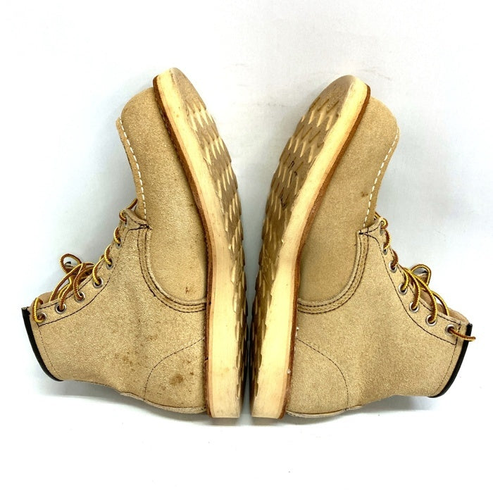 RED WING 8173 6-inch Classic Moc 08年 アイリッシュセッター ラフアウト ブーツ ベージュ sizeUS8.5 瑞穂店
