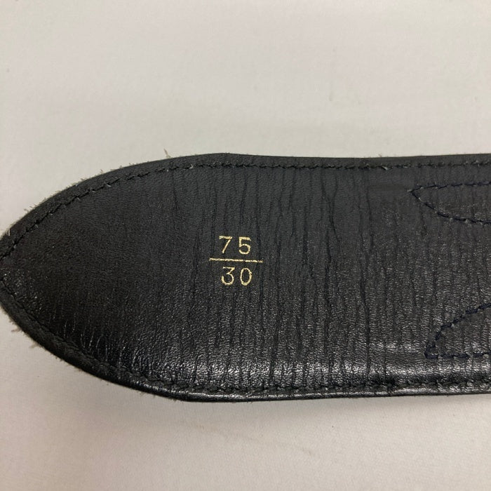 OLD GUCCI オールドグッチ ベルト GG金具 ネイビー size75/30 瑞穂店