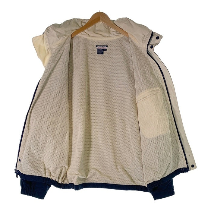 90's NAUTICA COMPETITION ノーティカ コンペティション フルジップ ナイロンジャケット ネイビー Size XL 福生店