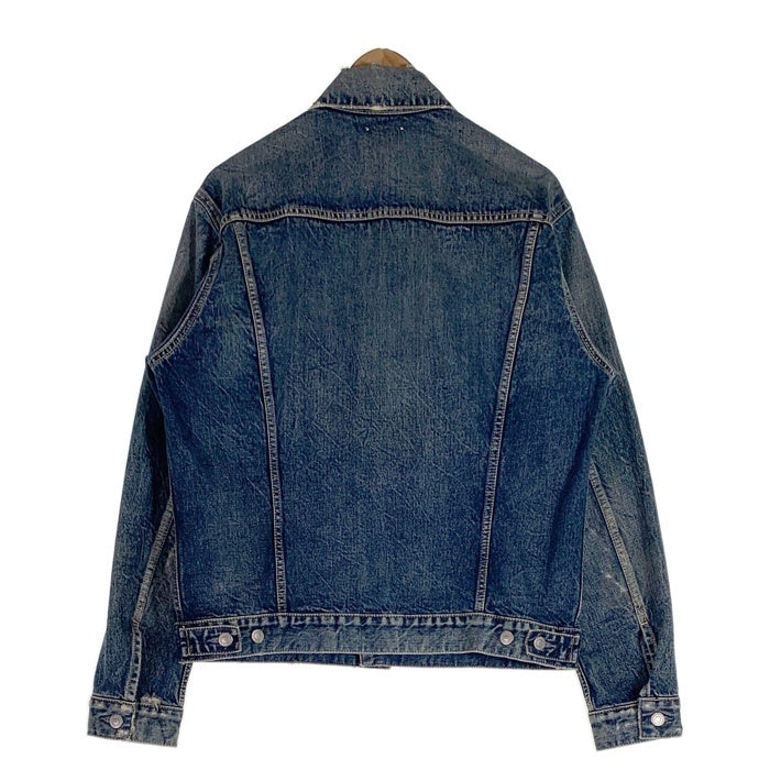 MINEDENIM マインデニム 22AW ダメージ加工 3rd型 デニムジャケット トラッカー ウォッシュ ライトブルー GKT-801UD-85-042-3 Size 4 福生店