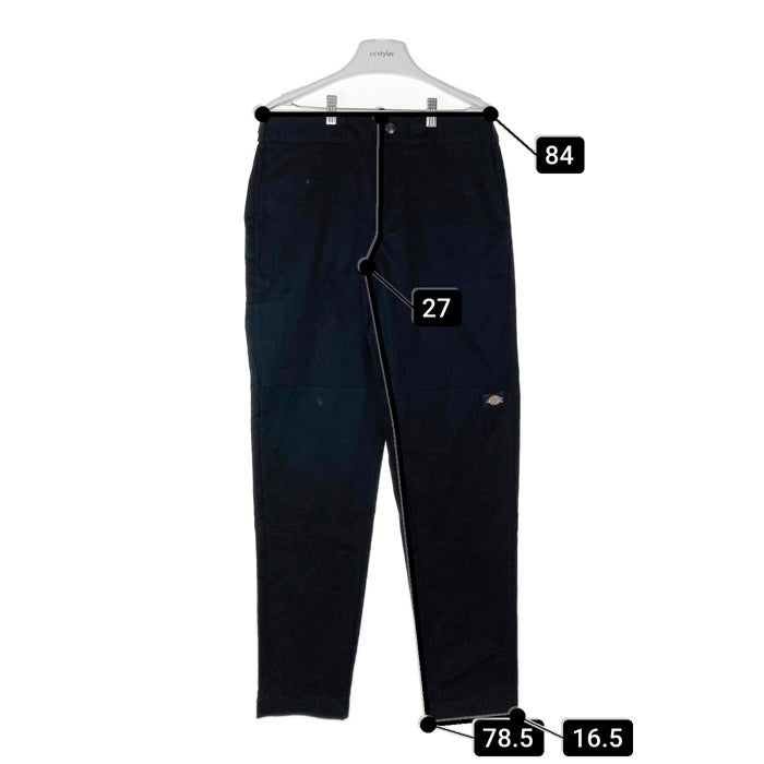 DICKIES ディッキーズ DK009413BLK1 ワークパンツ ダブルニー ビッグサイズ テーパード ブラック sizeW30 瑞穂店