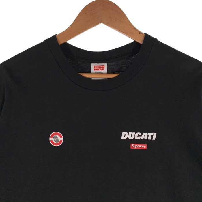 SUPREME シュプリーム 24SS Ducati Logos Tee ドゥカティ ロゴプリント Tシャツ ブラック Size M 福生店