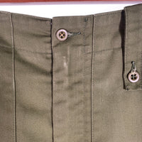 イギリス軍 ミリタリー ベイカーカーゴパンツ ファティーグ オリーブ Size 85/80/96 福生店