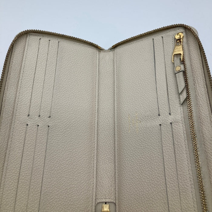 LOUIS VUITTON ルイヴィトン M93437 長財布 ポルトフォイユ・スクレット ロン モノグラム・アンプラント アイボリー 瑞穂店