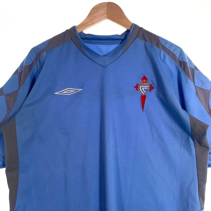 UMBRO アンブロ 2007-2009 Celta de Vigo セルタ・デ・ビーゴ トレーニングシャツ ライトブルー Size XL相当 福生店