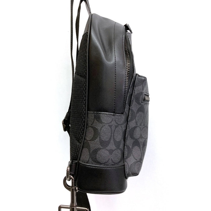 COACH コーチ 2853 モノグラム ワンショルダー ボディバッグ ブラック 瑞穂店