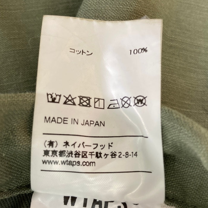 WTAPS ダブルタップス 18AW CAPE/TROUSERS COTTON SATIN 182WVDT-PTM02 ケープ トラウザーズ ブラック カーゴパンツ カーキ size03 瑞穂店