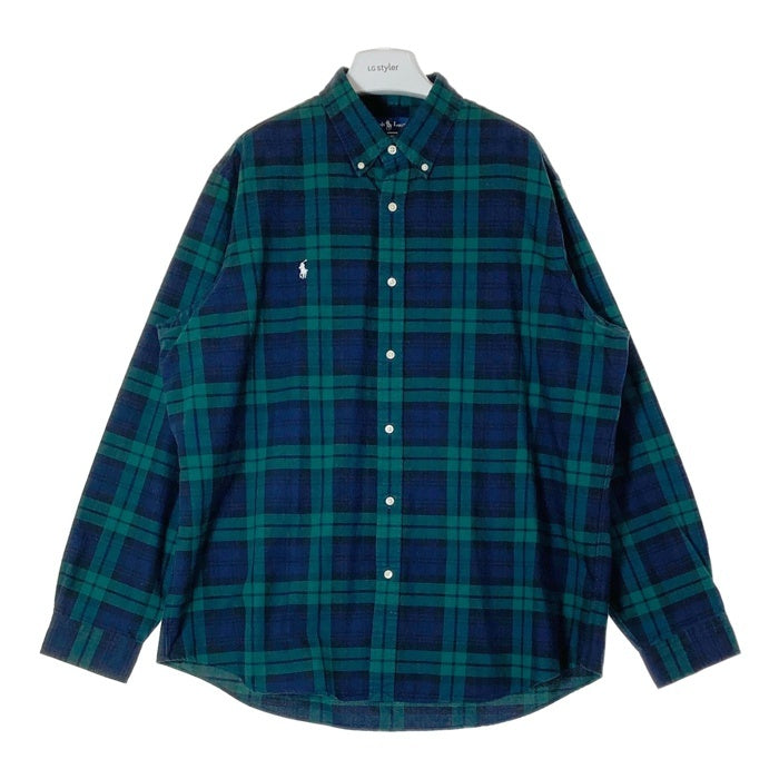 RALPH LAUREN ラルフローレン BEAMS別注 チェックシャツ グリーン sizeXXL 瑞穂店