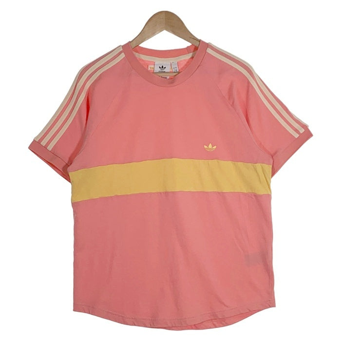 adidas アディダス Wales Bonner ウェールズボナー ストライプTシャツ ピンク HL8746 Size 2XO 福生店