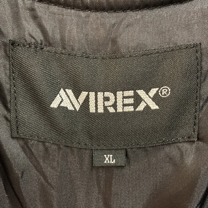 AVIREX アヴィレックス 2トーン ビッグ フリース フルジップパーカー 迷彩xホワイト sizeXL 瑞穂店