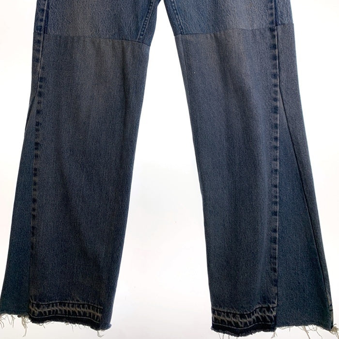 READYMADE レディメイド 再構築 フレア デニムパンツ インディゴ Lot 69817 RE-CO-BL-00-00-251 Size RANDOM 福生店
