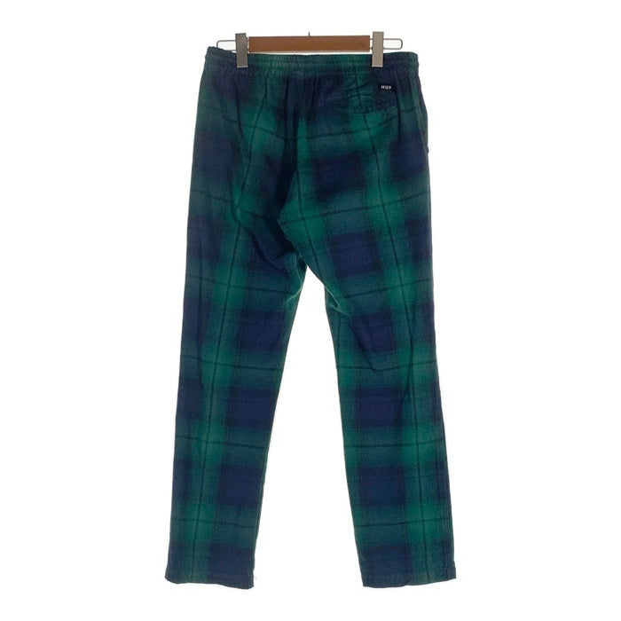 HUF ハフ CAMDEN PLAID TRACK PANT チェック トラックパンツ グリーン Size M 福生店