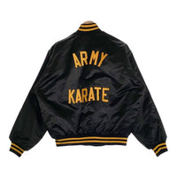 Viking バイキング ARMY KARATE ナイロン スタジアムジャケット スタジャン ブラック USA製 Size L 福生店